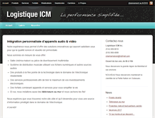 Tablet Screenshot of logistiqueicm.com